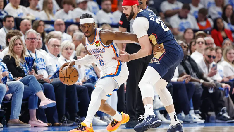 okc thunder vs new orleans pelicans match player stats